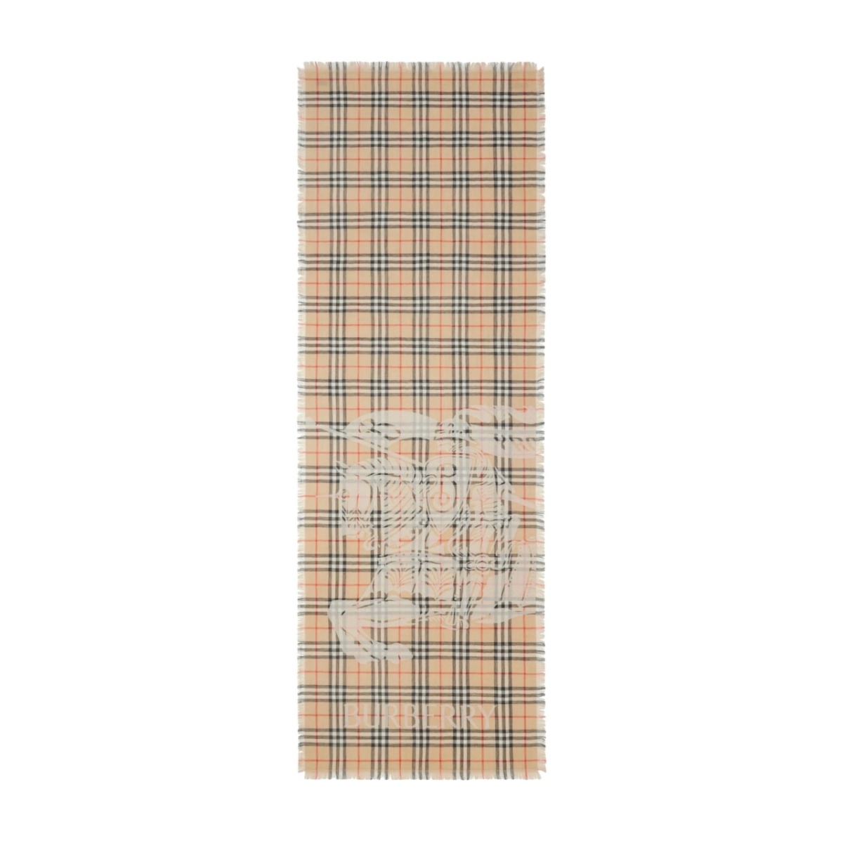 Signature knight motif scarf
