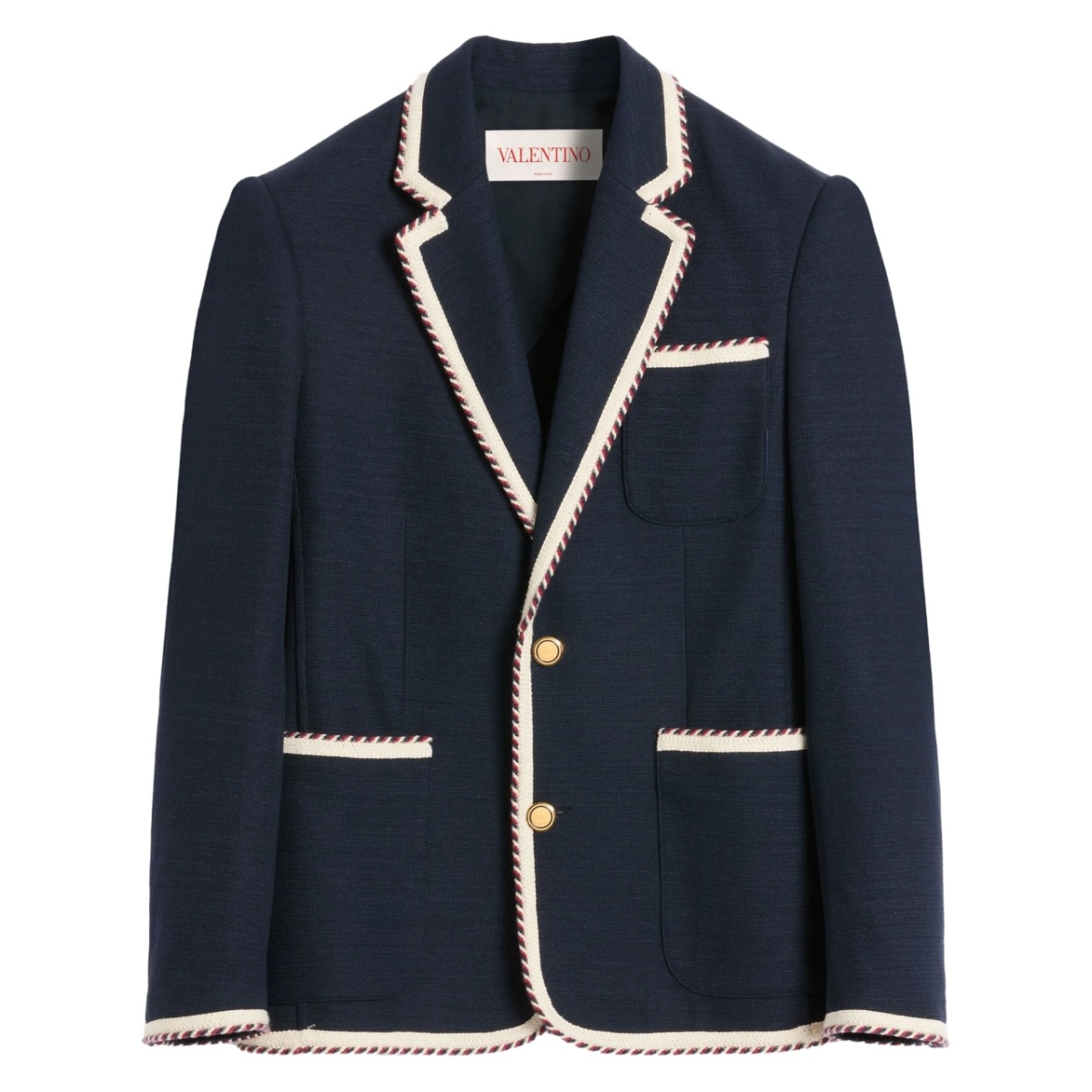 single-breasted blazer