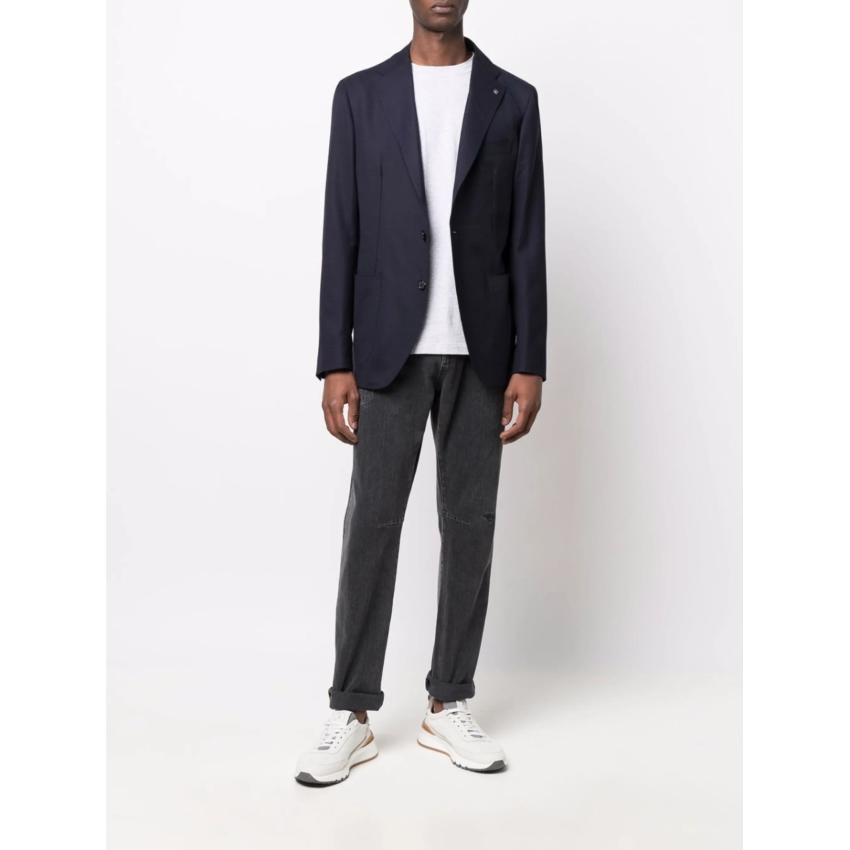 single-breasted virgin-wool blazer - Img 2
