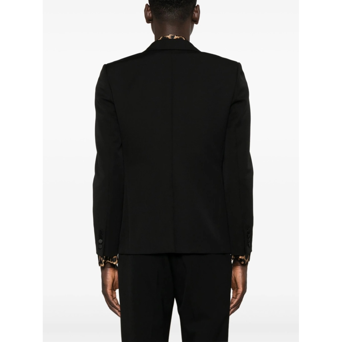 single-breasted wool blazer - Img 4