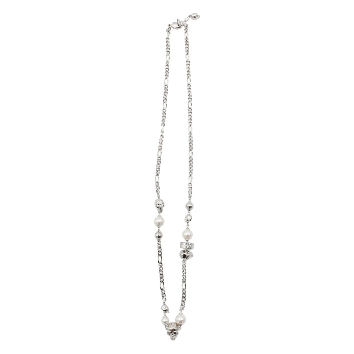 skull-charm necklace