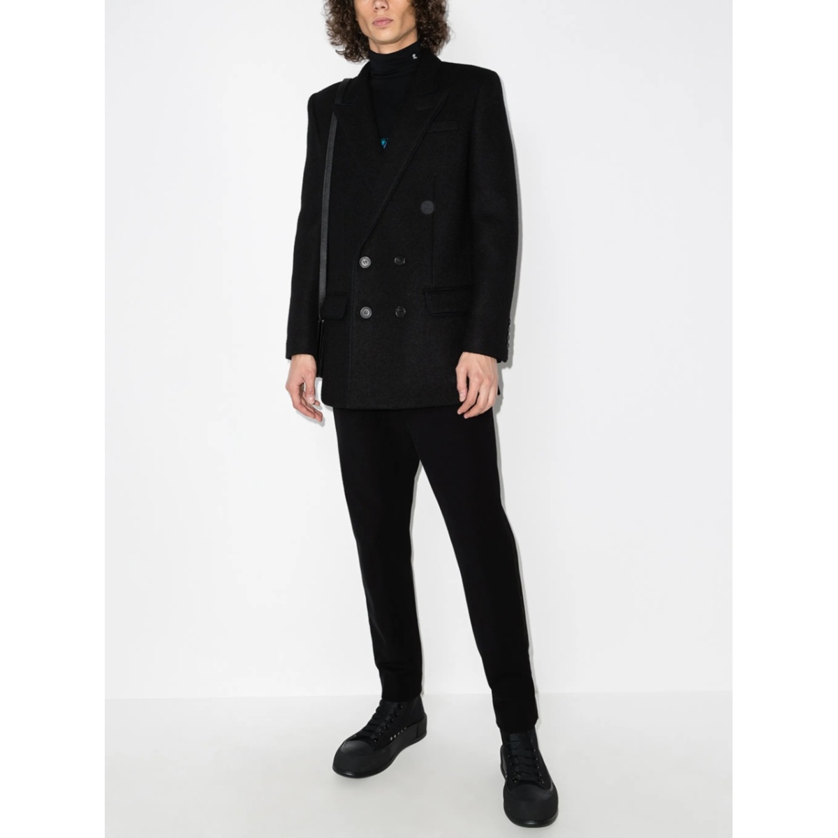 skull-embroidered zip-ankle tack pants - Img 5