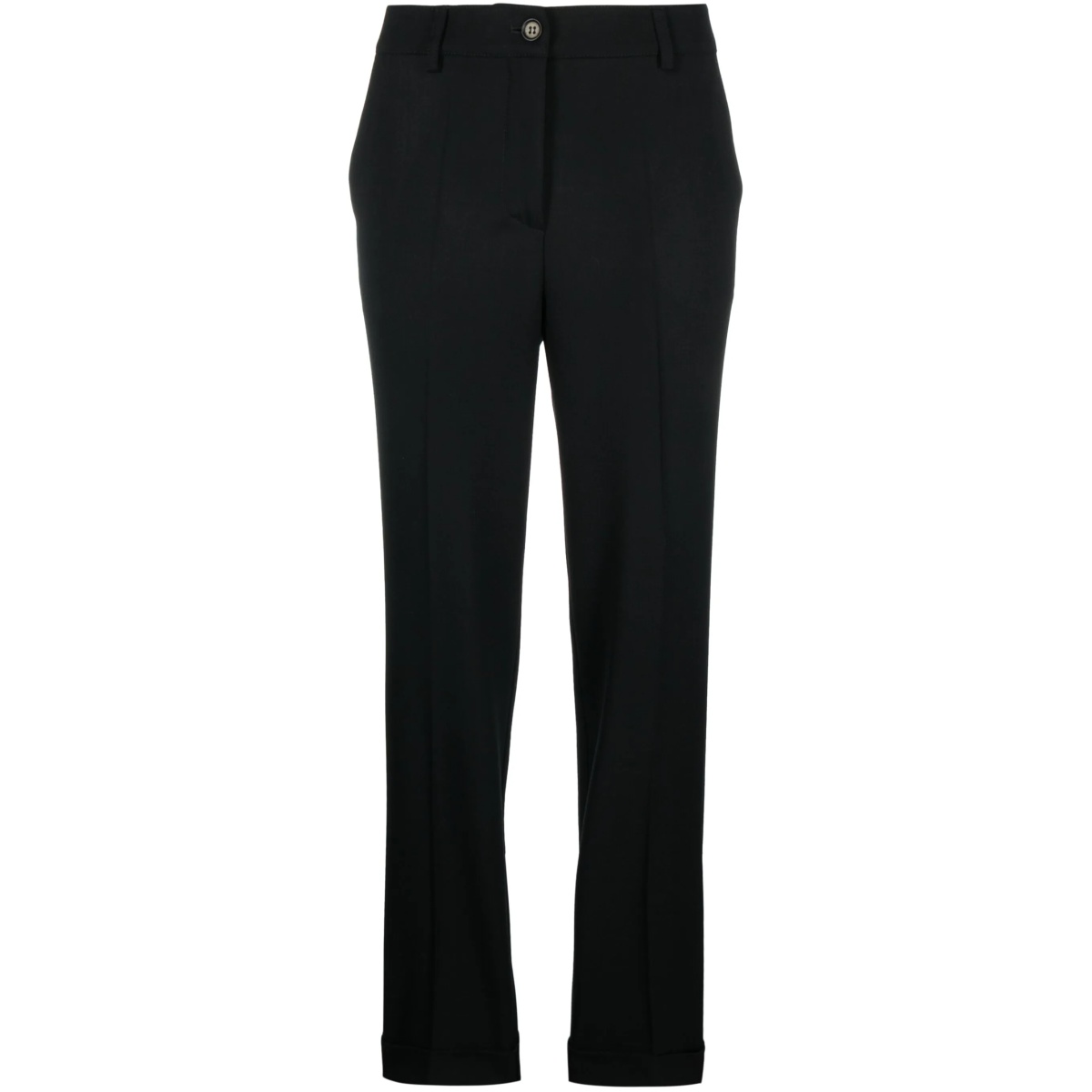 slim-fit tailored trousers