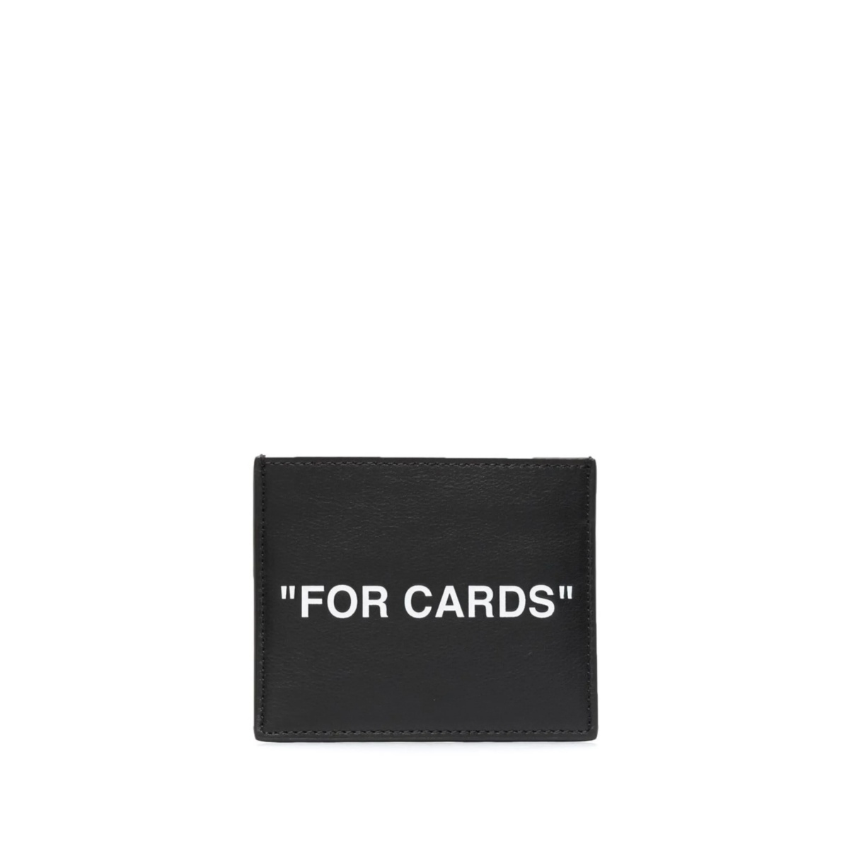 slogan-print cardholder
