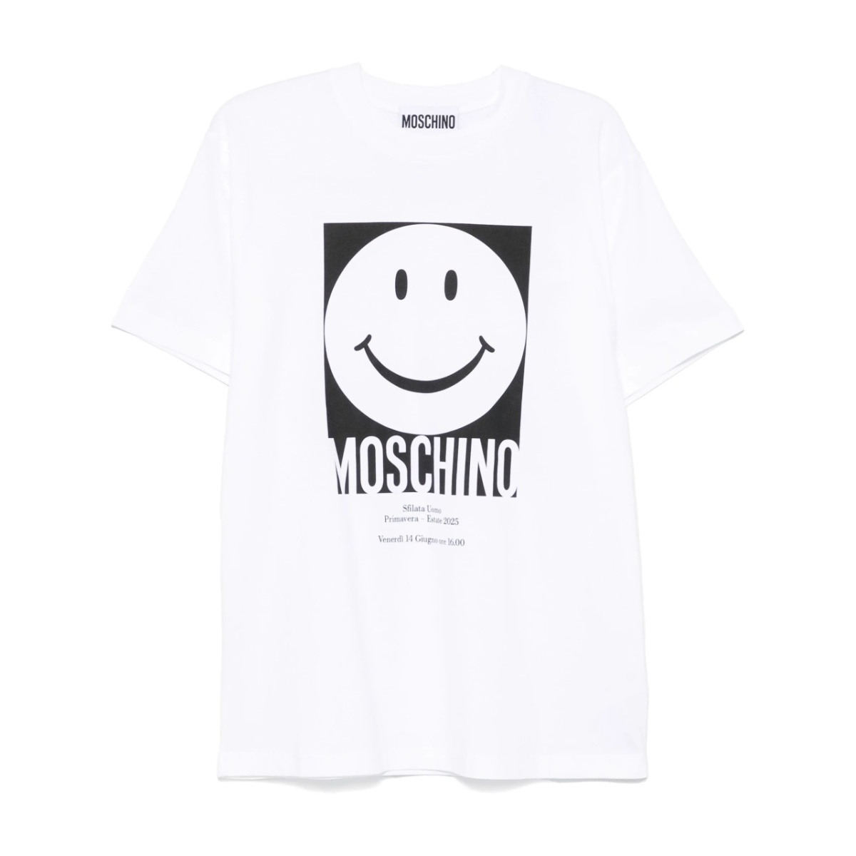 smiley-motif T-shirt