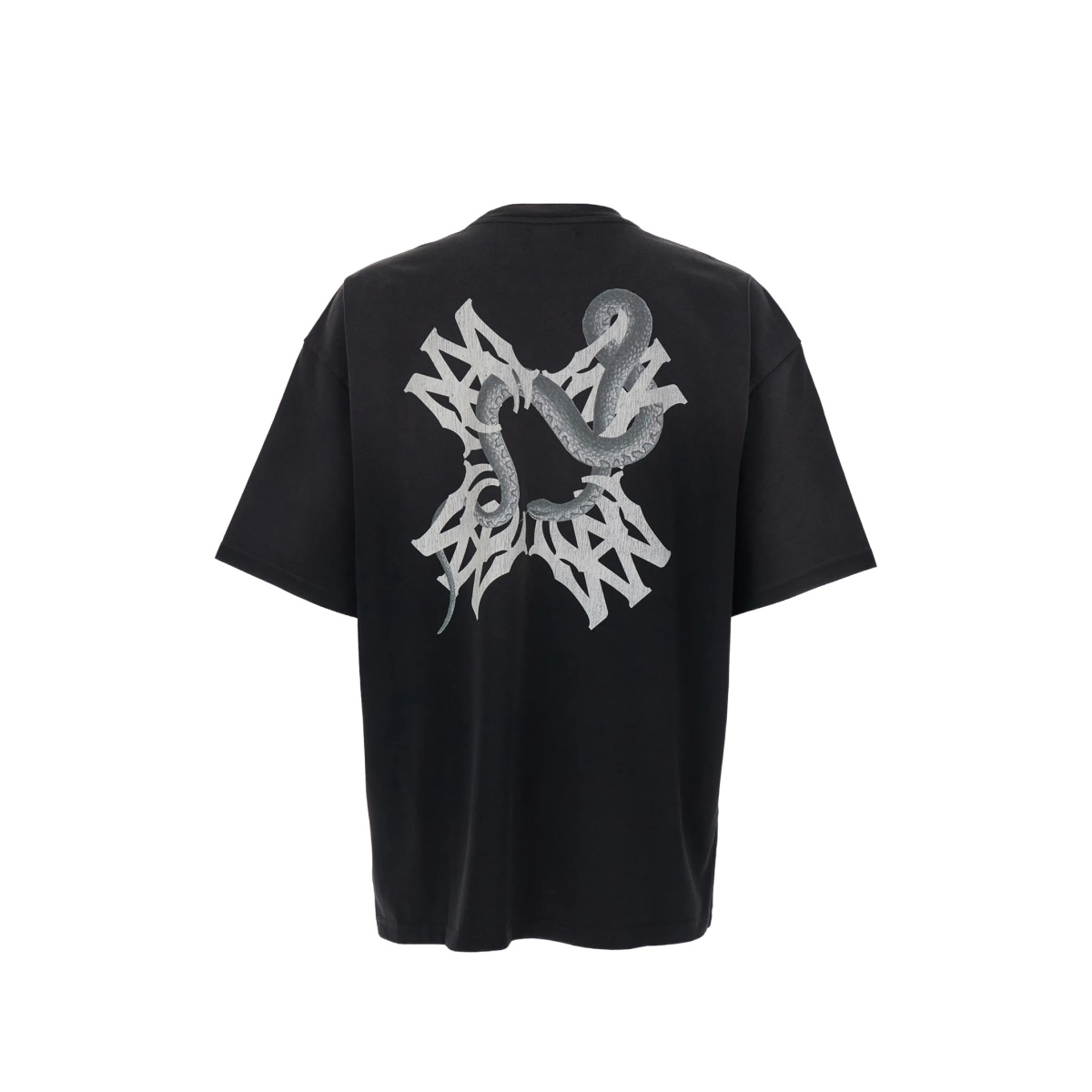 snake-print T-shirt - Img 2