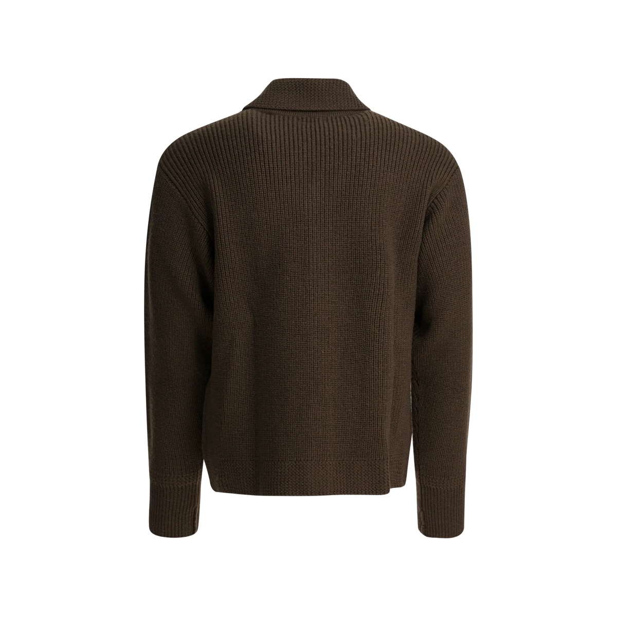 spread-collar button-up cardigan - Img 3