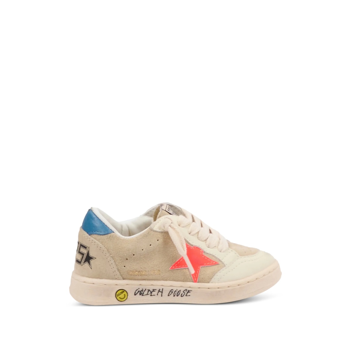star-detail lace-up sneakers - Img 2