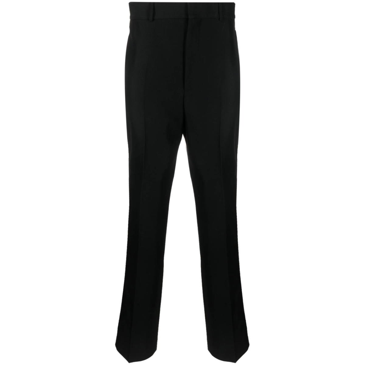 stripe-detail cotton tailored trousers