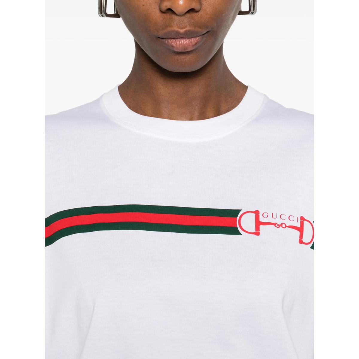 stripe logo T-shirt - Img 5