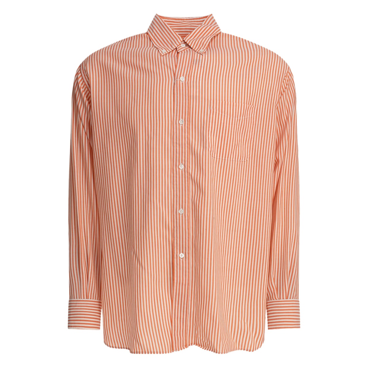 striped button-down shirt