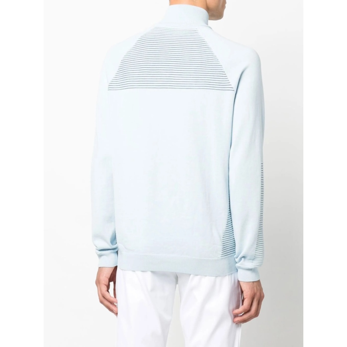 striped half-zip jumper - Img 4