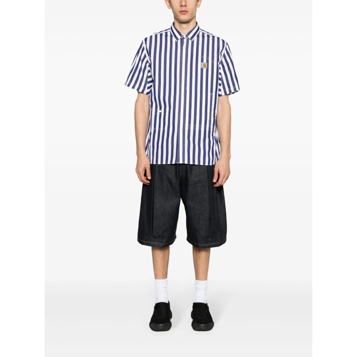 striped poplin shirt - Img 2