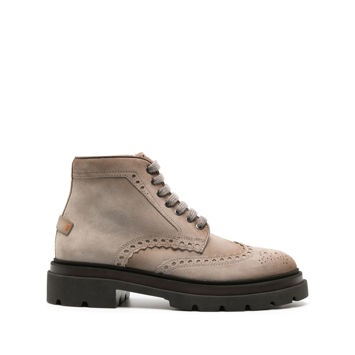 suede brogue boots