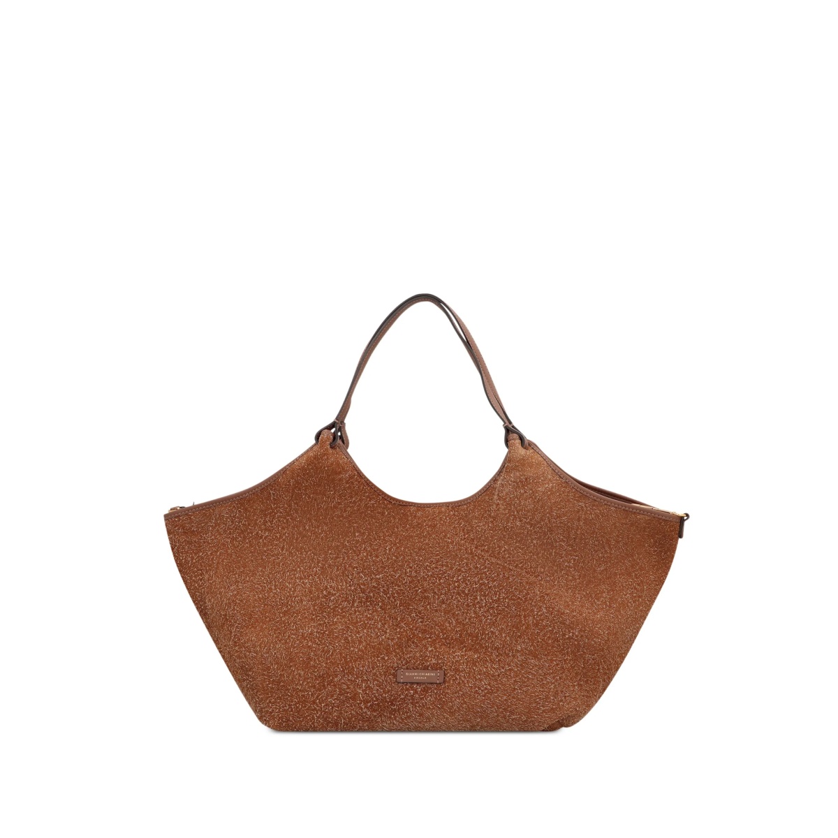suede tote bag