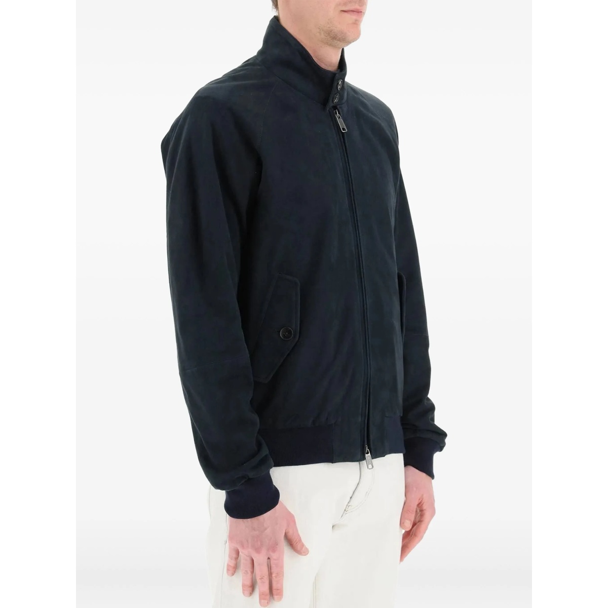 suede zip-front jacket - Img 2