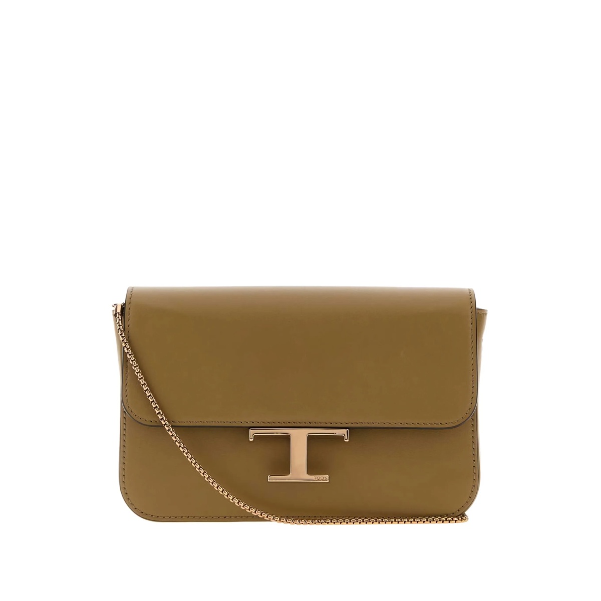 T logo chain shoulder bag
