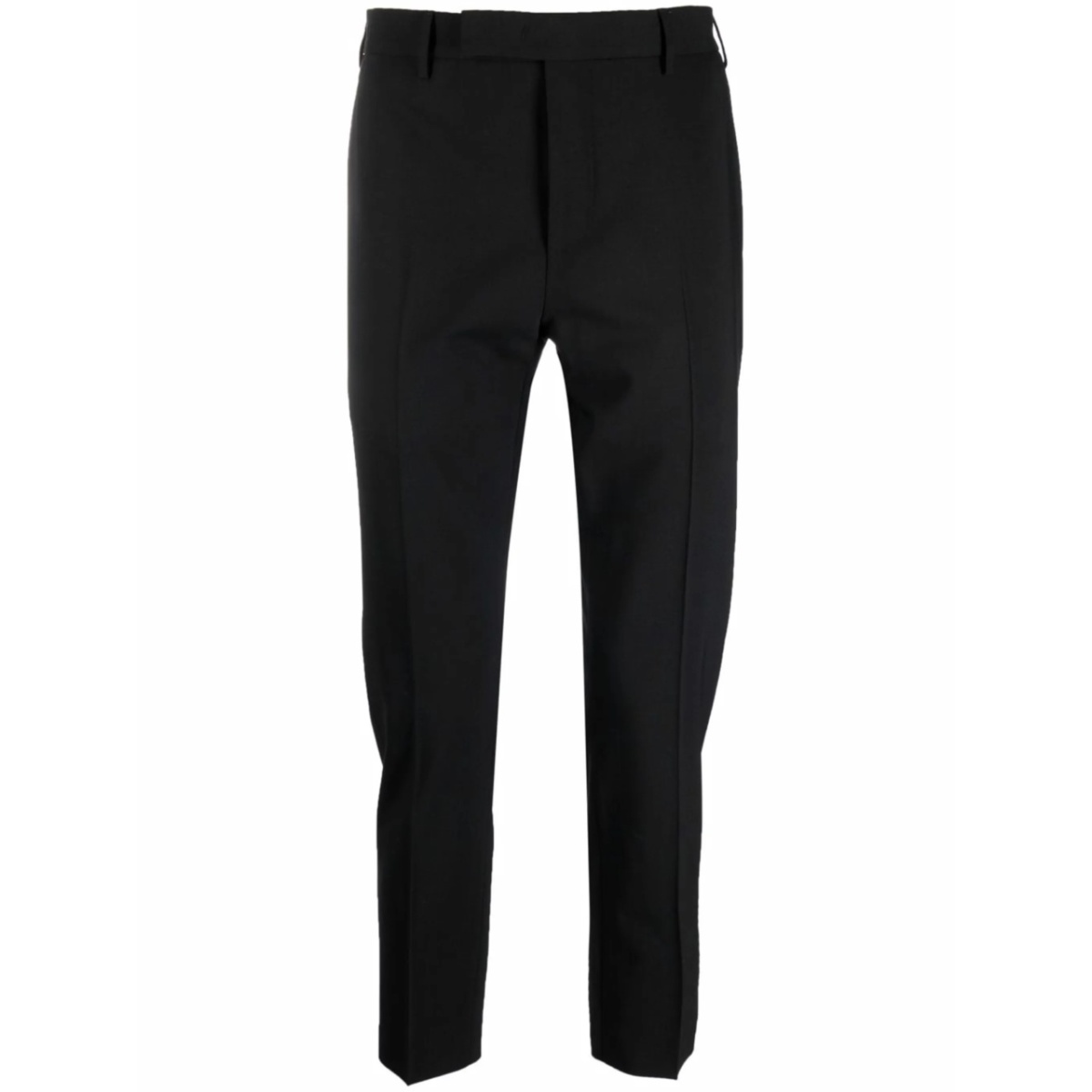 tapered wool trousers