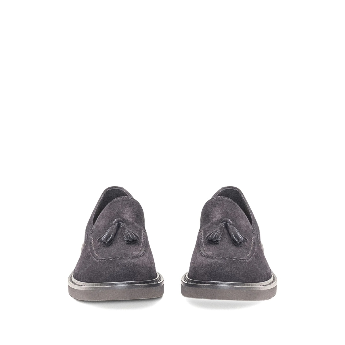 tassel suede loafers