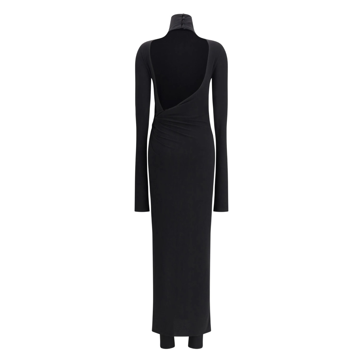 Tessa turtleneck open-back jumpsuit