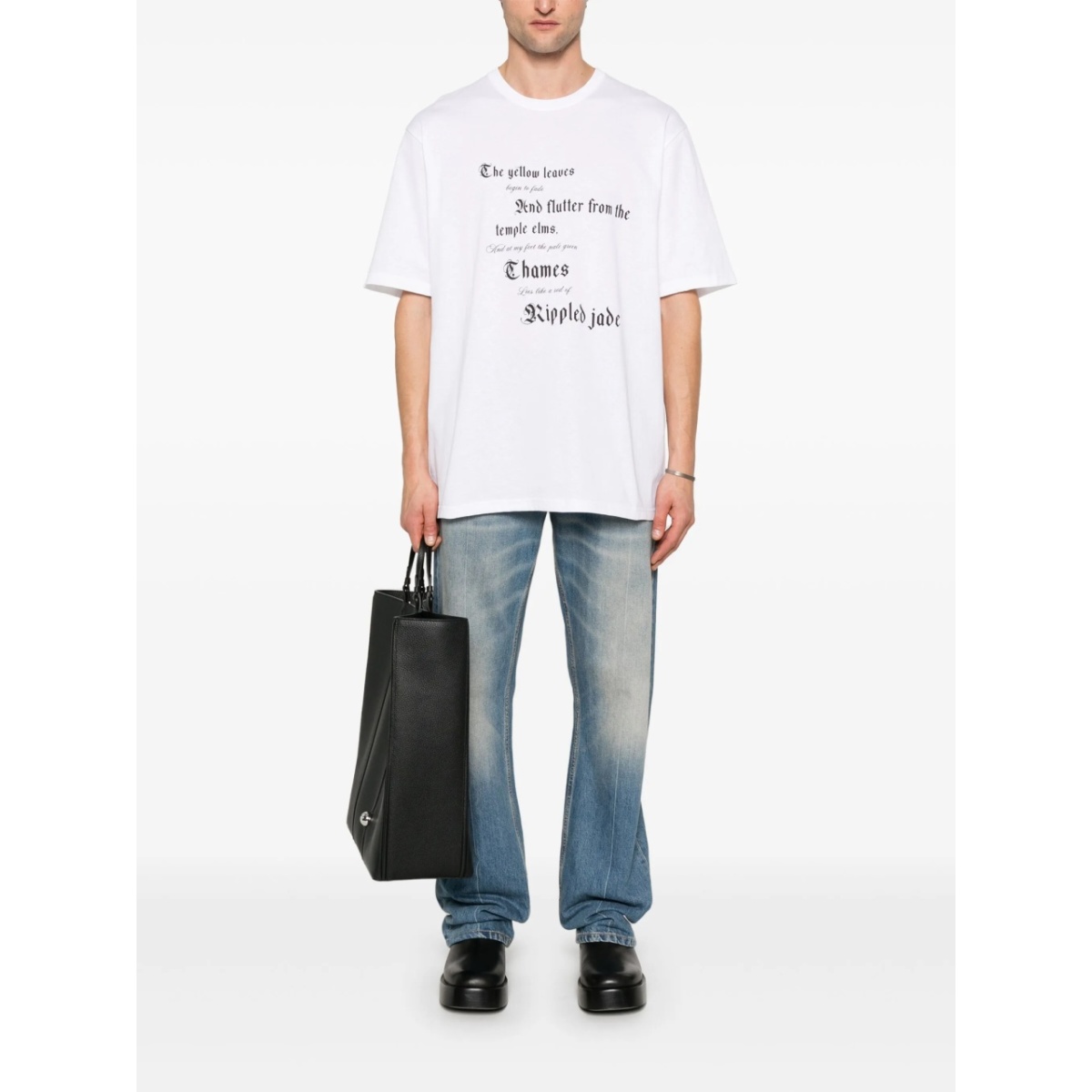 text-print T-shirt - Img 2