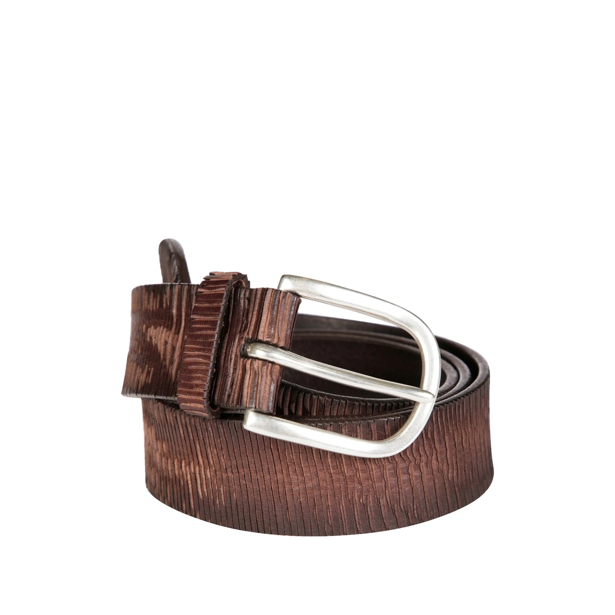 textured-finish leather belt - Img 2