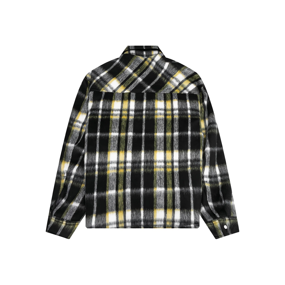 textured plaid shirt - Img 2