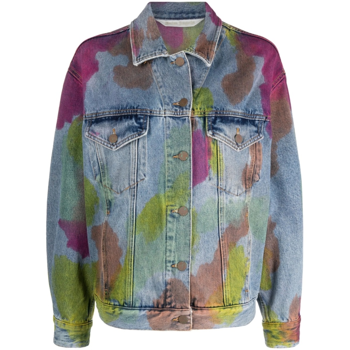 tie-dye denim jacket