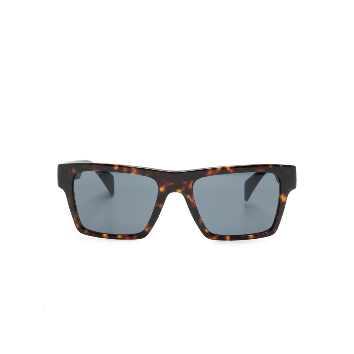 tortoiseshell-effect square frame sunglasses