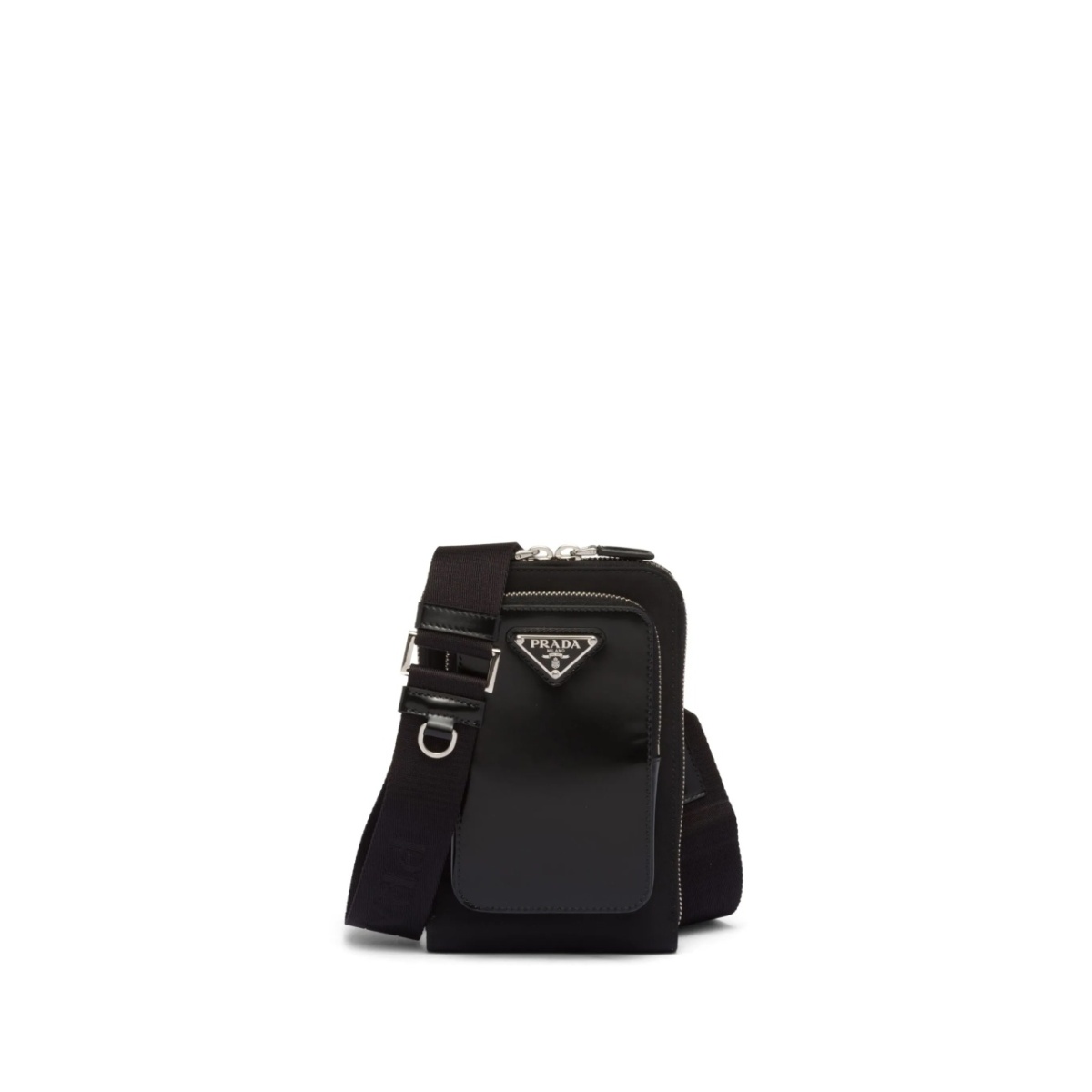 triangle-logo panelled smartphone case