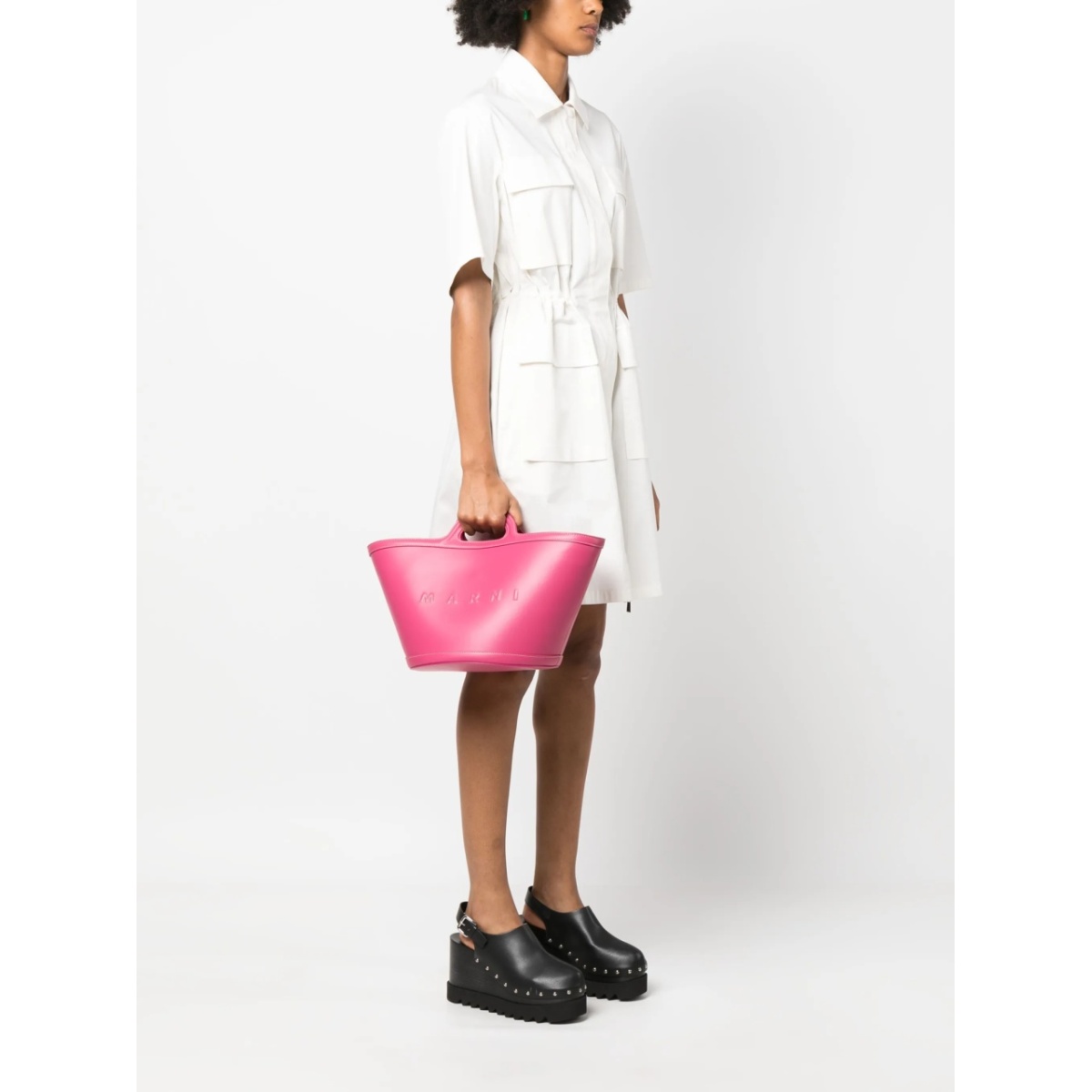 Tropicalia leather tote bag - Img 2