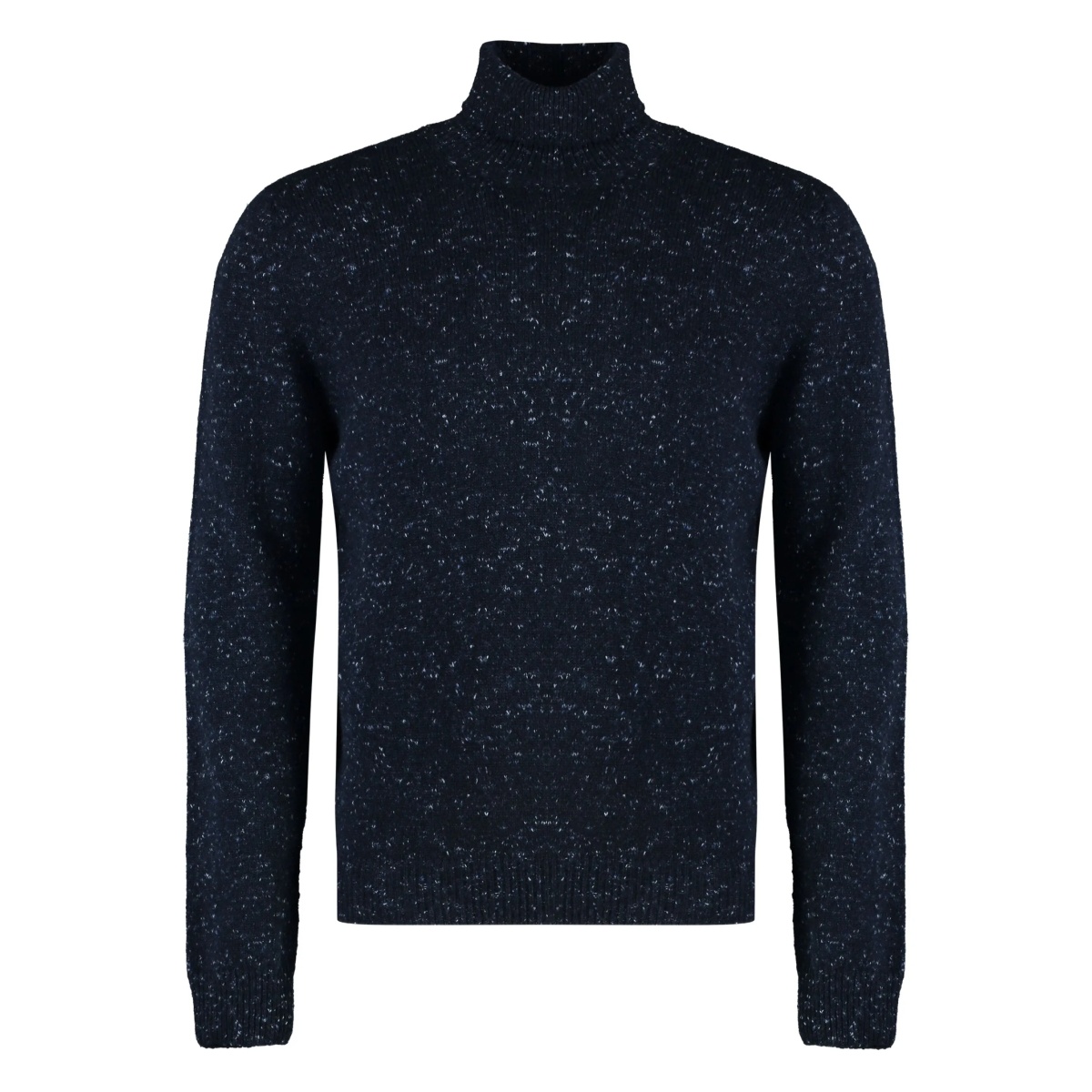 turtleneck speckled cashmere sweater