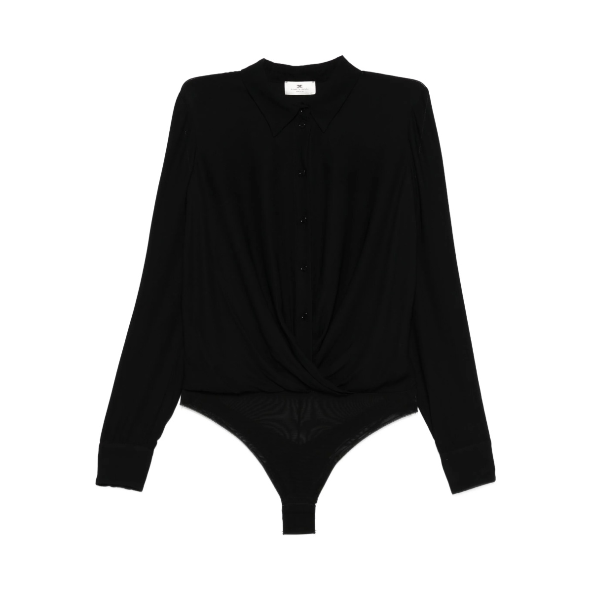twist-front button bodysuit