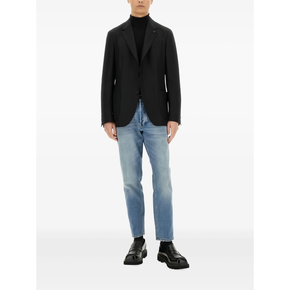 two-button tailored blazer