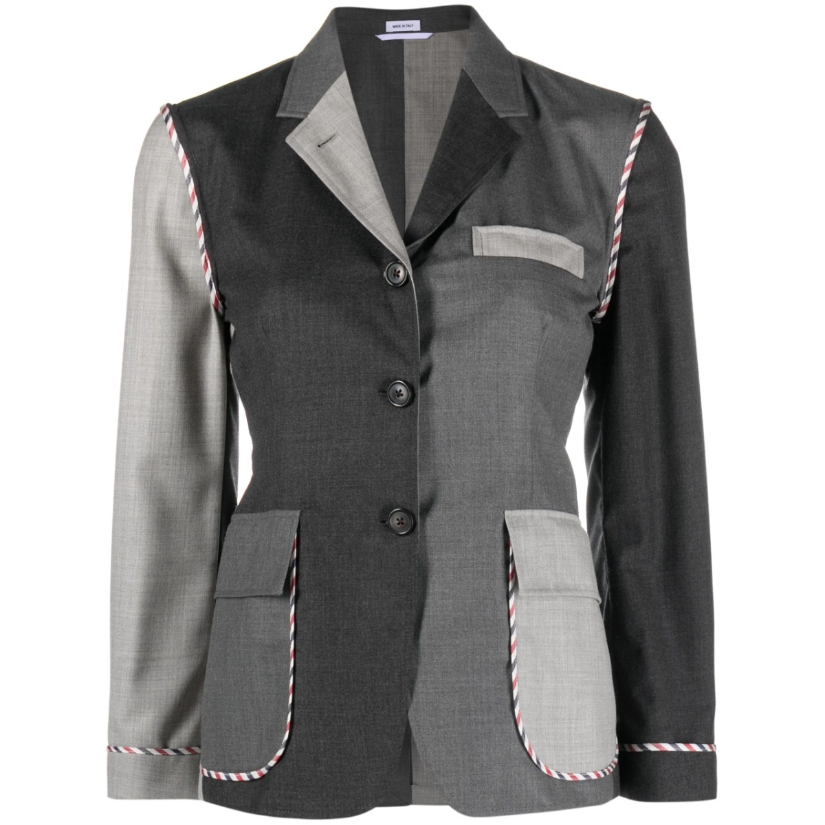 Unconstructed Funmix wool blazer