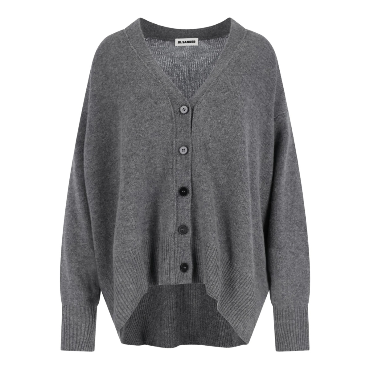 V-neck buttoned cardigan