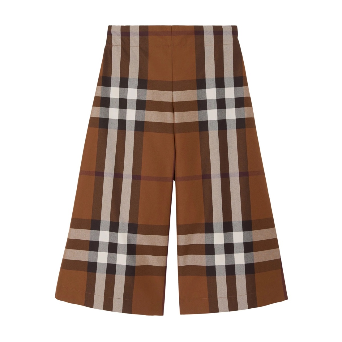 Vintage Check-pattern cotton trousers