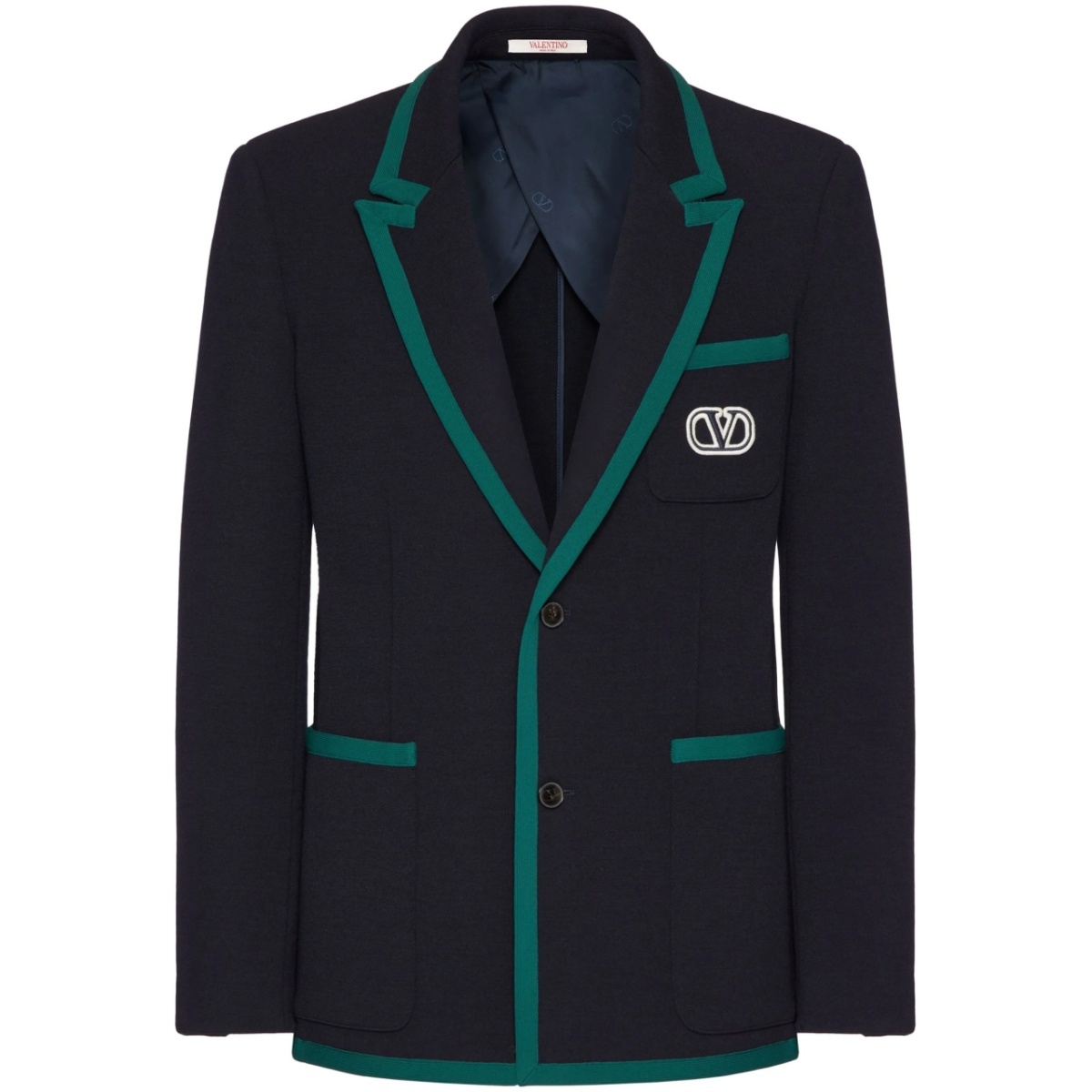 VLogo Signature single-breasted blazer