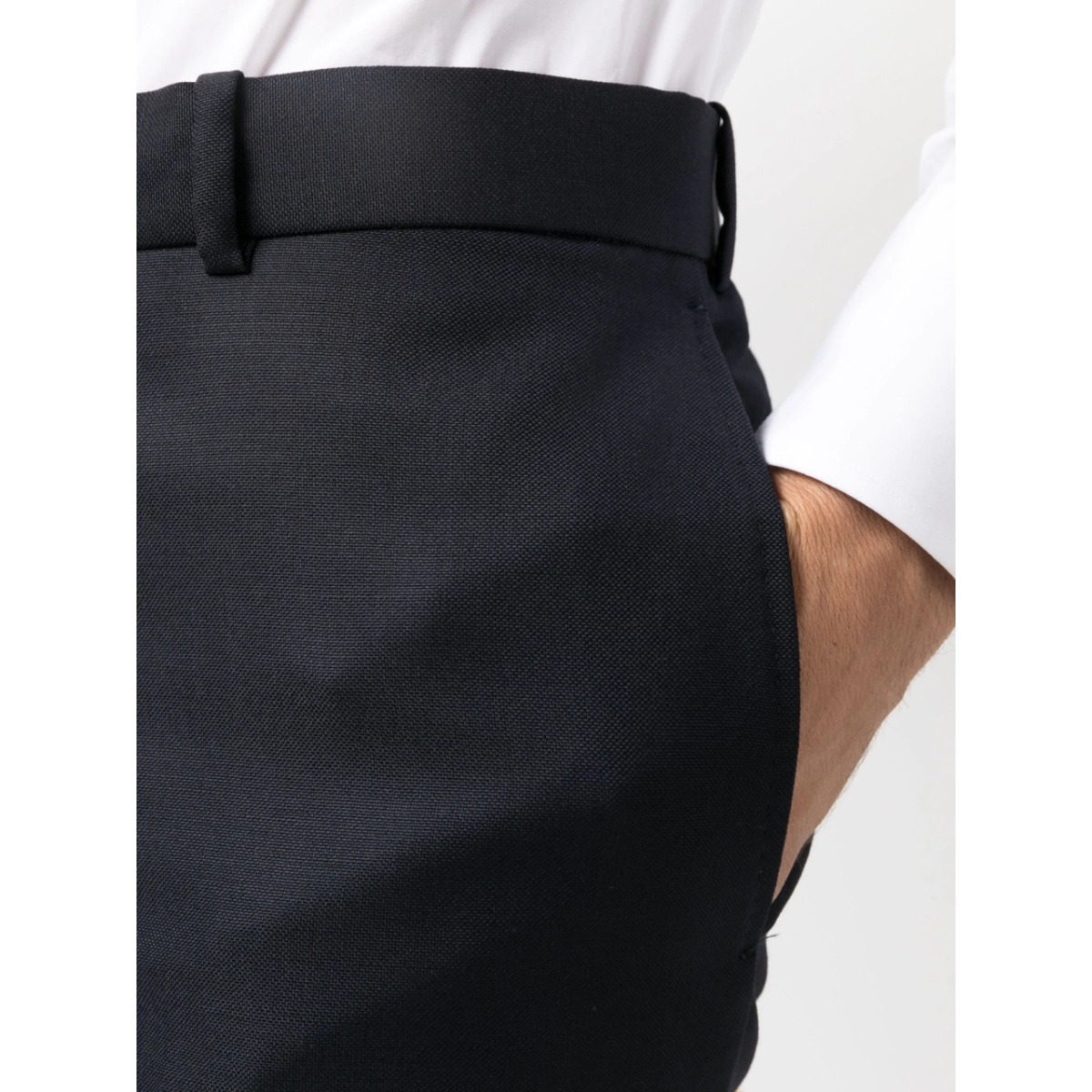 wool-blend straight-leg trousers - Img 5