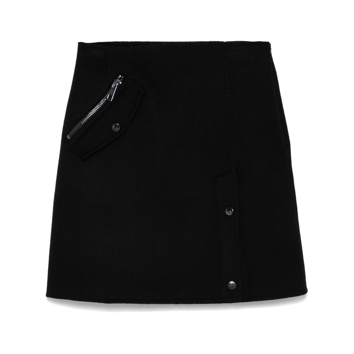 wool mini skirt
