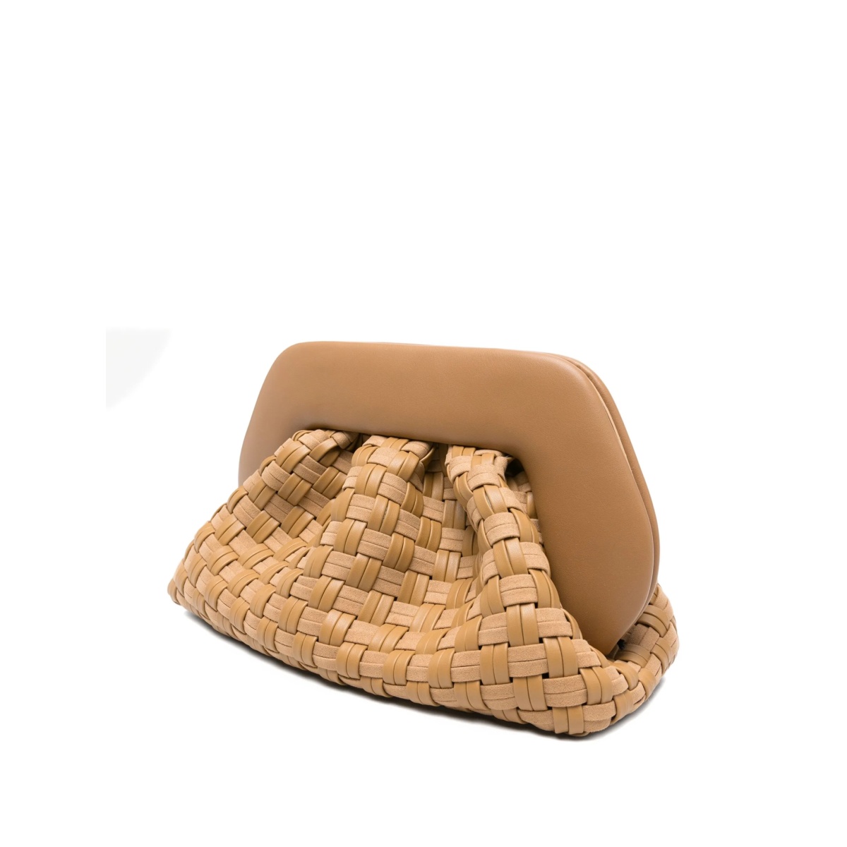 woven gathered clutch - Img 3