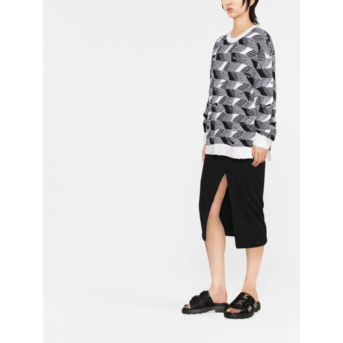 woven-knit jumper - Img 4