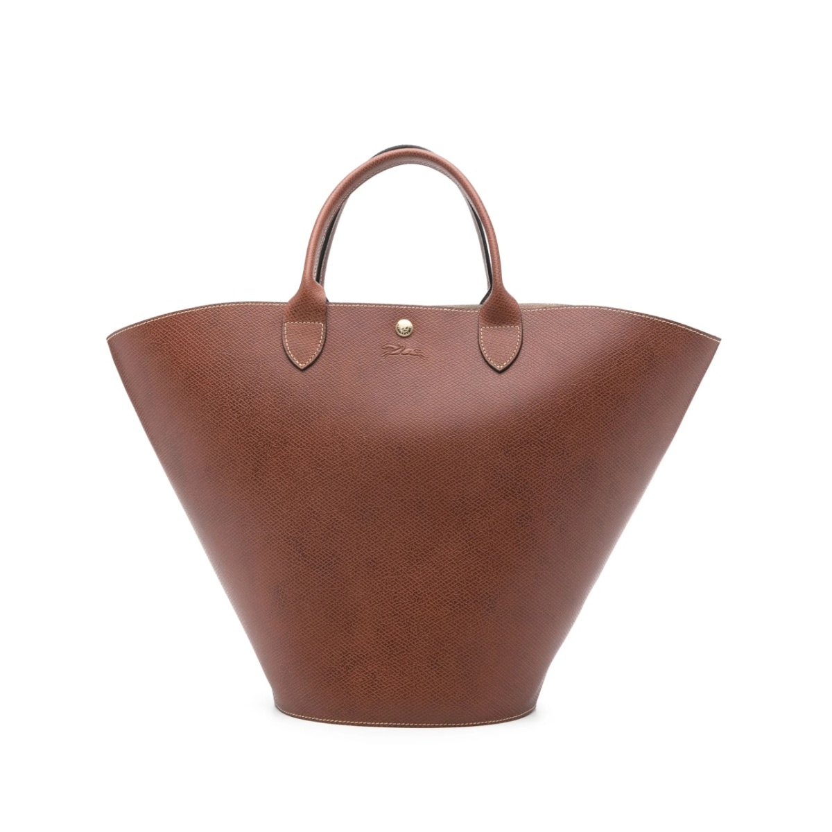 XL Épure leather tote bag