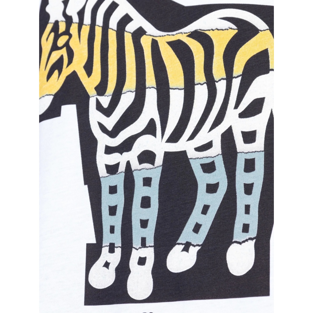 zebra graphic T-shirt - Img 5