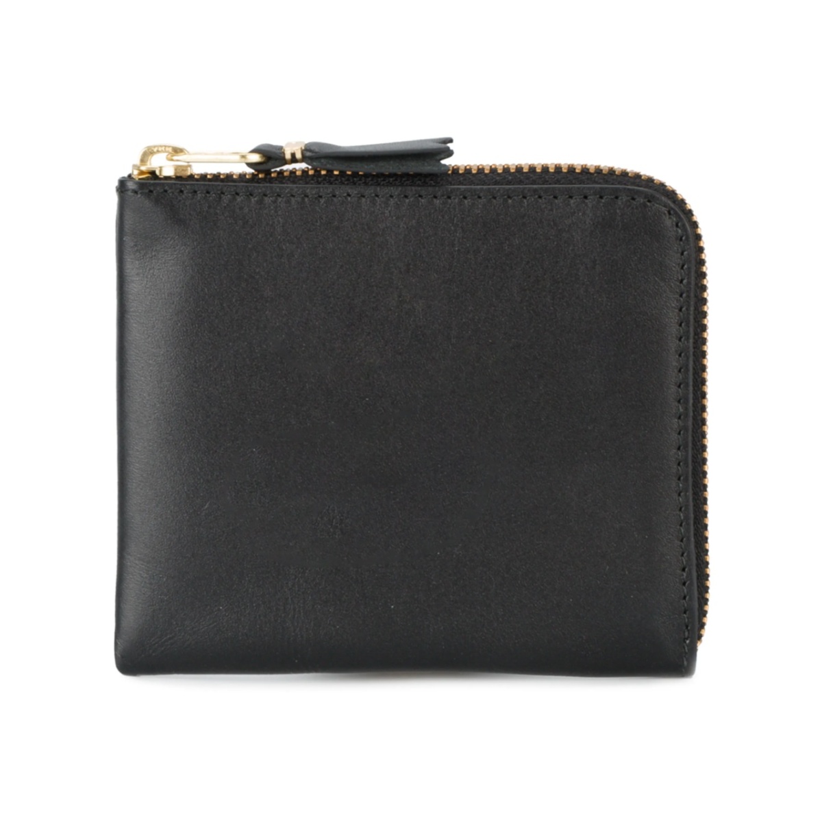 zip-around leather wallet