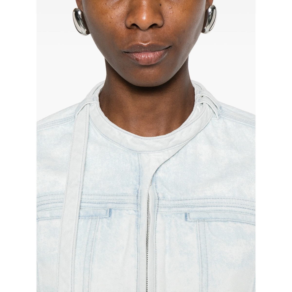 zip denim jacket - Img 5
