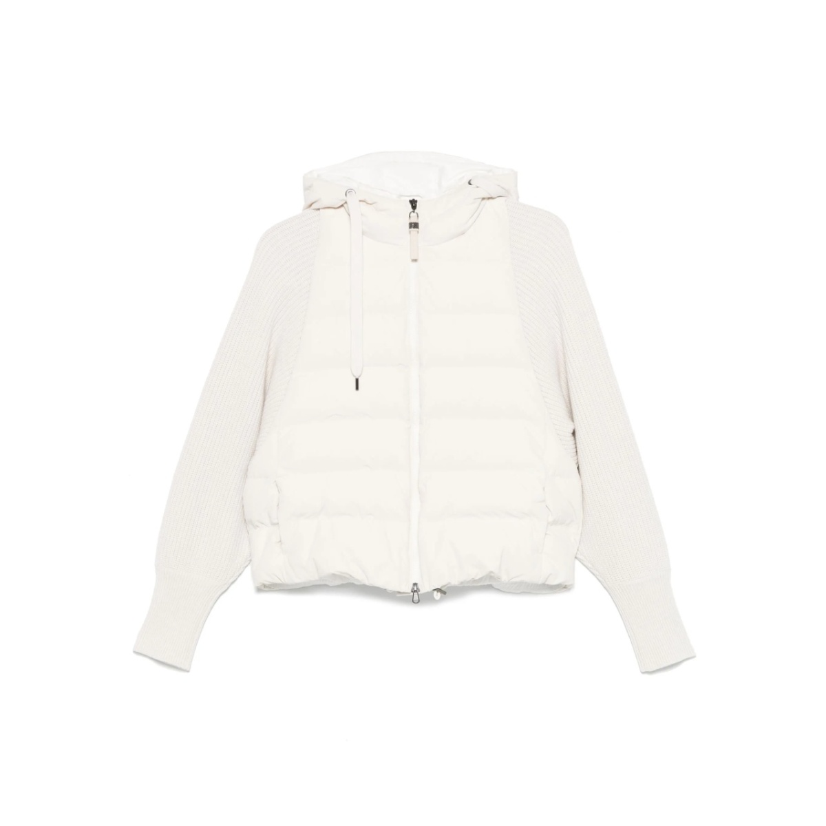 zip-up down jacket
