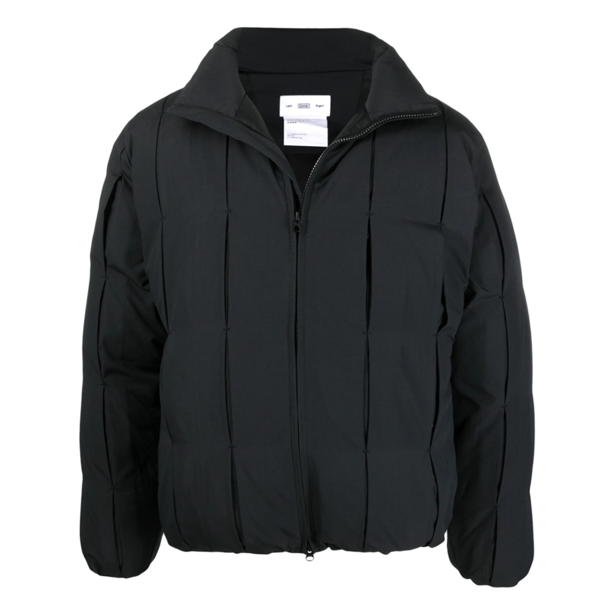 zipped padded jacket