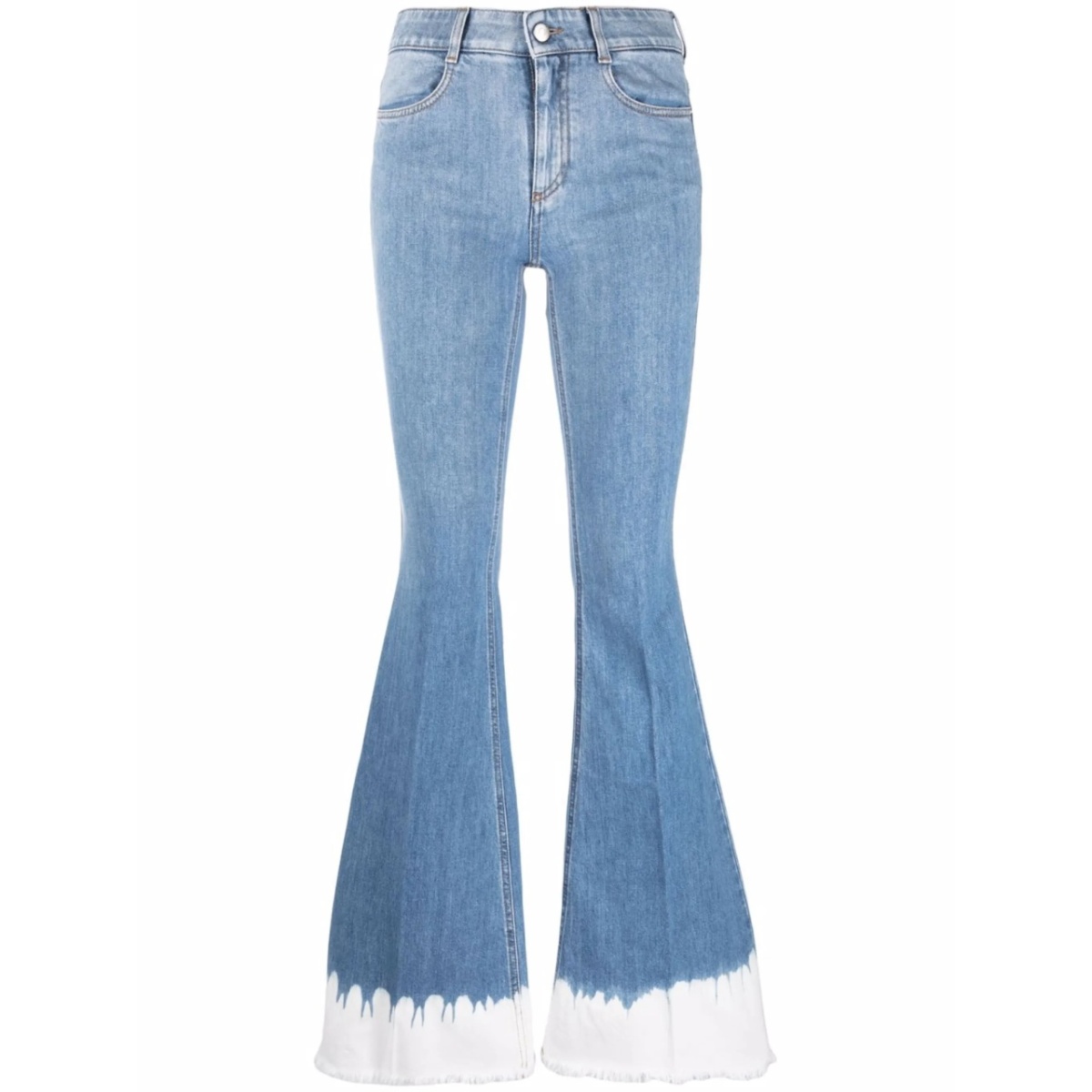 70's dip dye flared jeans
