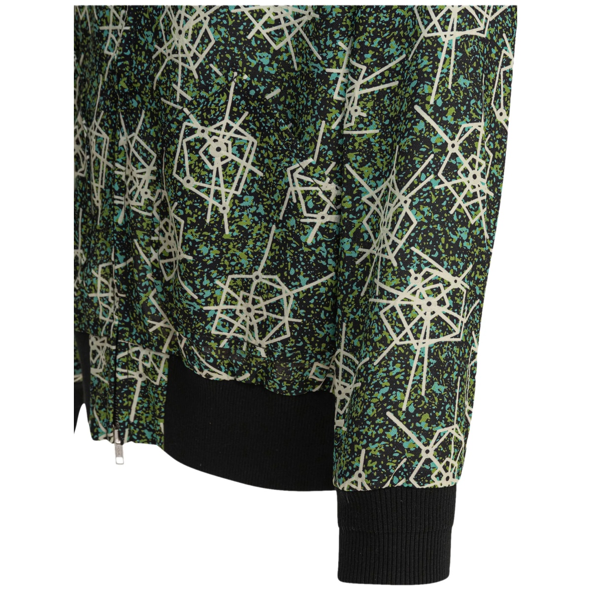 abstract-print bomber jacket - Img 4